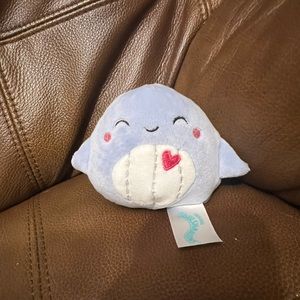 Squishmallows Samir the Whale 3.5” Clip!